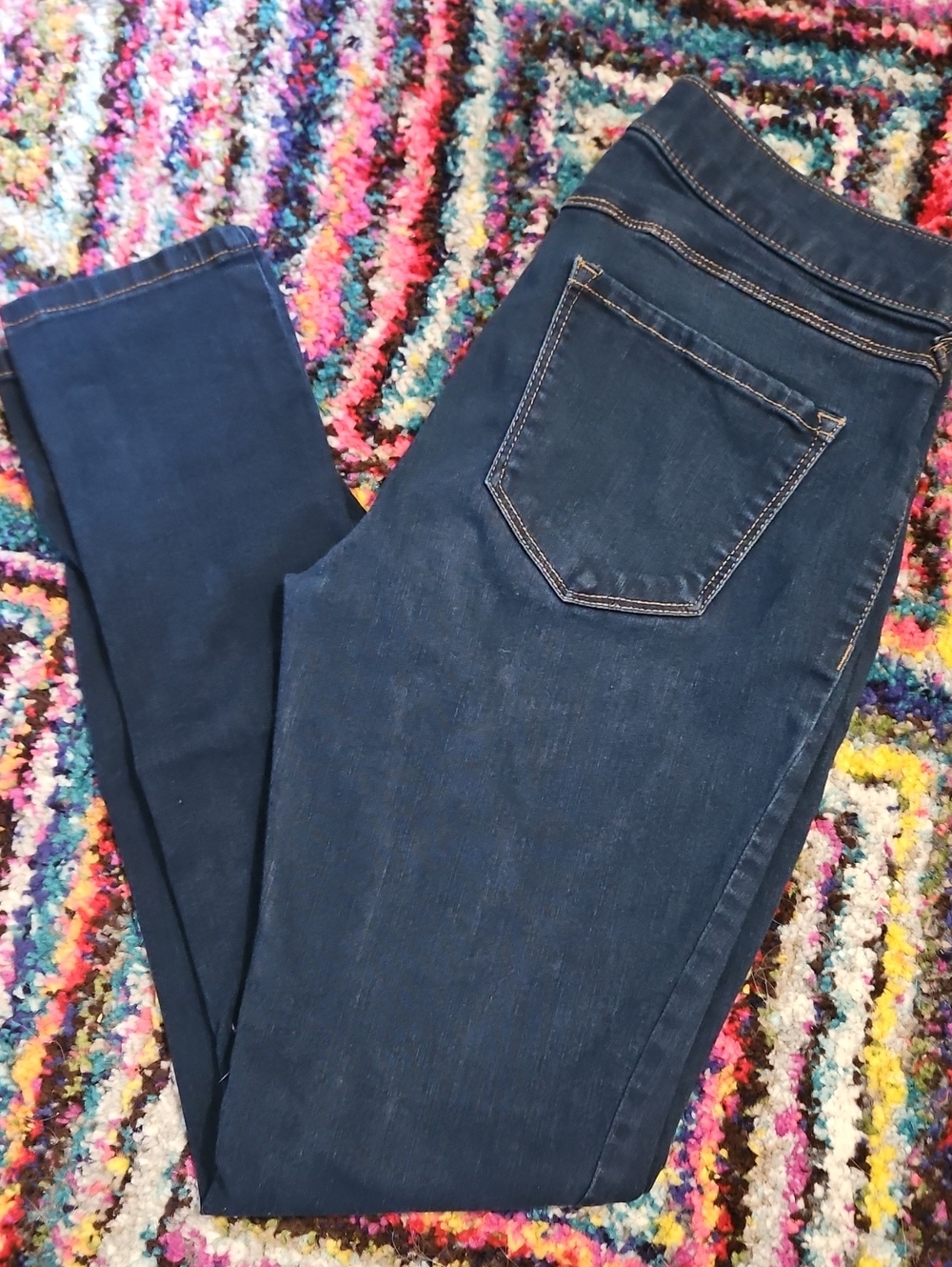 Signature Studio Dark Blue Stretch Jeggings